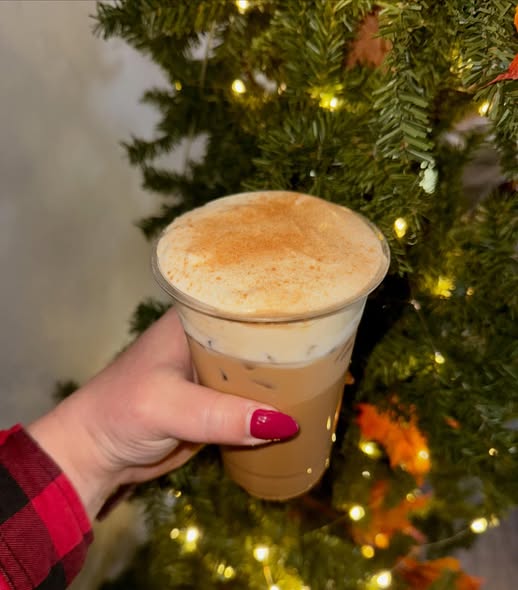 Merry Mallow Gingerbrew seasonal drink